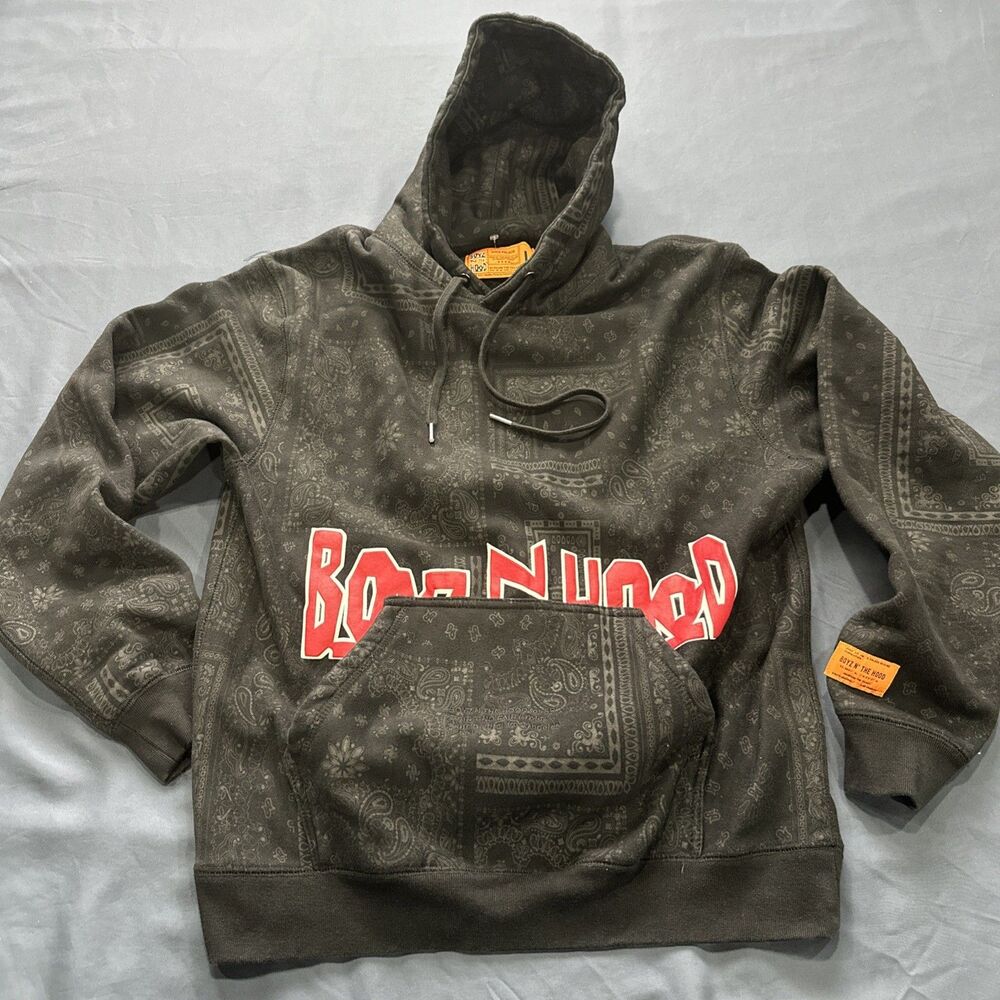 Boyz N The Hood Hoodie Mens L Black Shoe Palace Sweatshirt Streetwear Rap Y2K